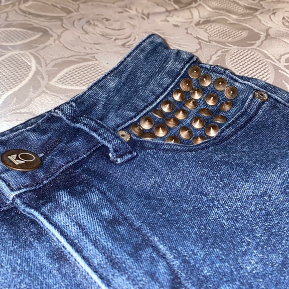 Sirens Denim YOKO Dark Studded Jeans - Picture 3 of 4